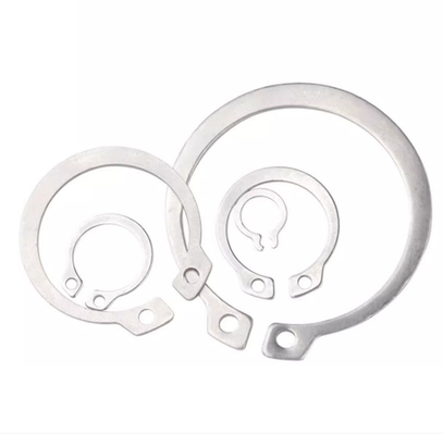 Größe M3-M27 Bergbauanwendungen Edelstahl 304 DIN 471 Umschlagspülmaschine Halterring für Schacht aus Aluminium