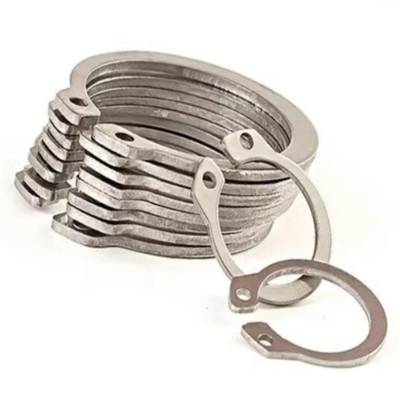 Größe M3-M27 Bergbauanwendungen Edelstahl 304 DIN 471 Umschlagspülmaschine Halterring für Schacht aus Aluminium
