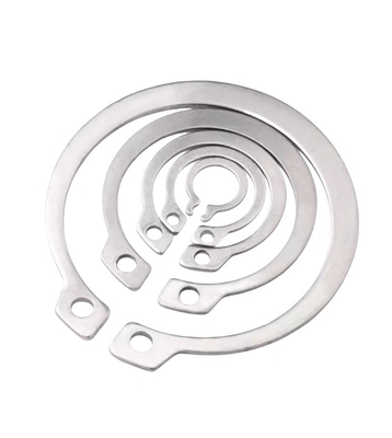 Größe M3-M27 Bergbauanwendungen Edelstahl 304 DIN 471 Umschlagspülmaschine Halterring für Schacht aus Aluminium