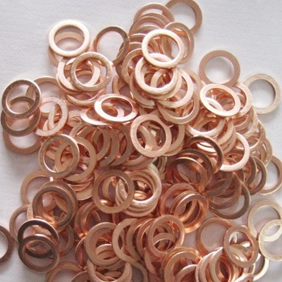 Platte Kupferpolsterwascher M3 M4 M5 M6 M8 M10 M12 M14 M16 M18 M20 M22 M24 M27 M30 für Dichtungsmaterialien