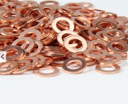 Platte Kupferpolsterwascher M3 M4 M5 M6 M8 M10 M12 M14 M16 M18 M20 M22 M24 M27 M30 für Dichtungsmaterialien