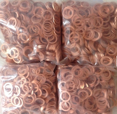 Platte Kupferpolsterwascher M3 M4 M5 M6 M8 M10 M12 M14 M16 M18 M20 M22 M24 M27 M30 für Dichtungsmaterialien