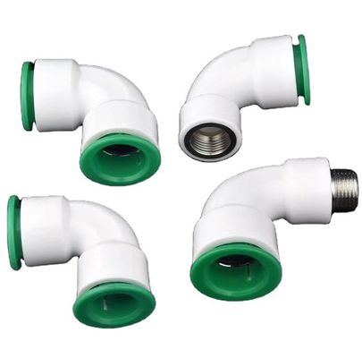Verbessern Sie Ihr Wasserversorgungssystem mit langlebiger Gießung runden Kopf Code Ppr gleicher Ellbogen Tee Kopplung