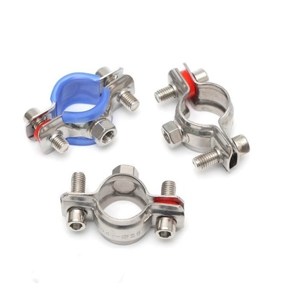 INCH-Messsystem M5 M6 M8 M10 Mutterklemme mit Gummi aus Edelstahl