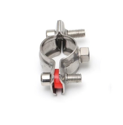 INCH-Messsystem M5 M6 M8 M10 Mutterklemme mit Gummi aus Edelstahl