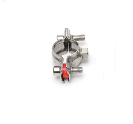 INCH-Messsystem M5 M6 M8 M10 Mutterklemme mit Gummi aus Edelstahl
