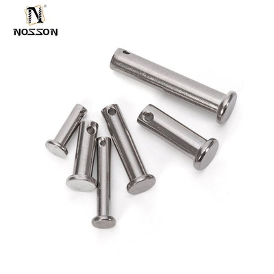 Dampfoxydnitrid-Finixierung Custom Clevis Pin mit kleinem Kopf und Split-Pin-Loch Edelstahl-Rückhaltefeder R Clip Cotter Pins
