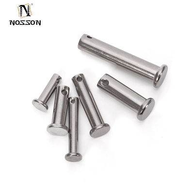 Erschwingliche Preise Clevis-Pins Flachkopf 304 Edelstahl-Scharnier-Pins mit DIN1444-Standard
