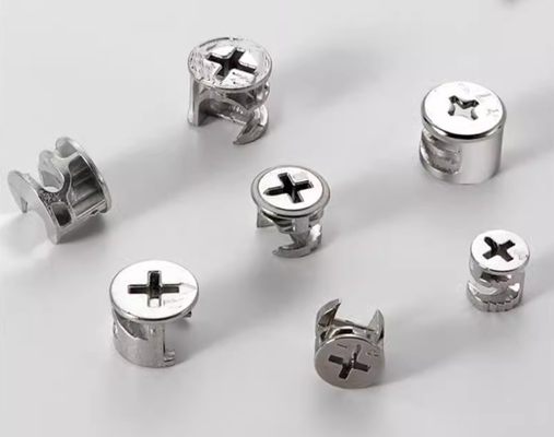 10 Anschlüsse Stecker Cam Lock Befestigungsstücke Anschlussbefestigungsbohrung für Hochmöbel