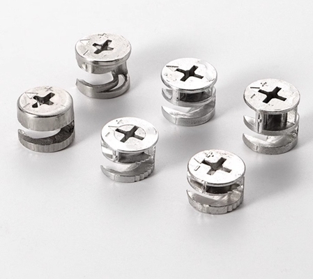 10 Anschlüsse Stecker Cam Lock Befestigungsstücke Anschlussbefestigungsbohrung für Hochmöbel
