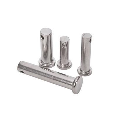 Klevis-Pins Standard DIN1444 SUS304 aus Edelstahl Flachkopf-Dowel-Pin-Festigungspin M3 M4 M5 M6 M8 M10-Pin-Welle mit Löchern