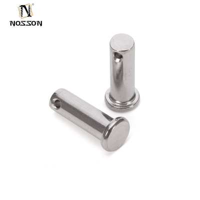 Klevis-Pins Standard DIN1444 SUS304 aus Edelstahl Flachkopf-Dowel-Pin-Festigungspin M3 M4 M5 M6 M8 M10-Pin-Welle mit Löchern