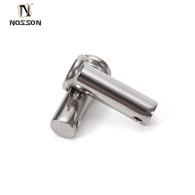 Klevis-Pins Standard DIN1444 SUS304 aus Edelstahl Flachkopf-Dowel-Pin-Festigungspin M3 M4 M5 M6 M8 M10-Pin-Welle mit Löchern