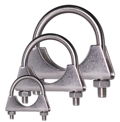Einheitliche Auspuffanlage Edelstahl-U-Schraubschallklemme mit metrischem Messsystem Standard und Standard