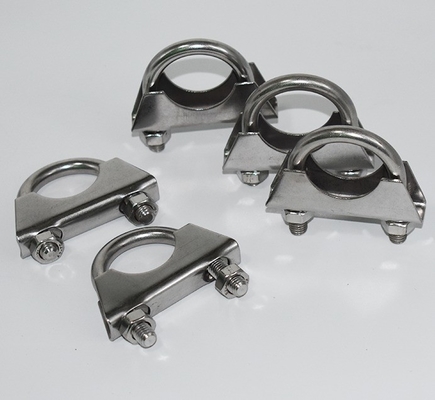Einheitliche Auspuffanlage Edelstahl-U-Schraubschallklemme mit metrischem Messsystem Standard und Standard