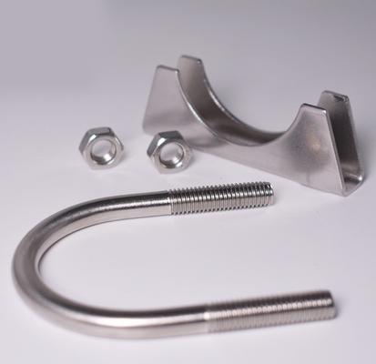 Einheitliche Auspuffanlage Edelstahl-U-Schraubschallklemme mit metrischem Messsystem Standard und Standard