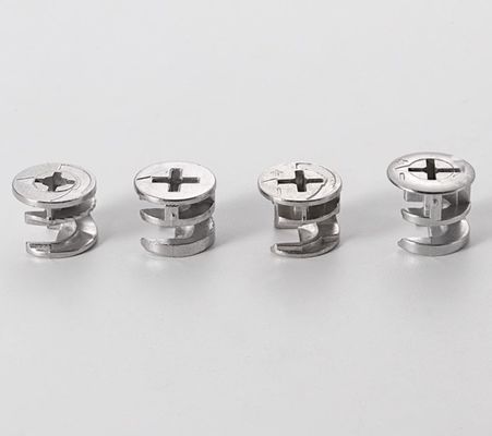 Glatte Möbelmontage Zinklegierung 10 Anschlüsse Stecker Mini Fix Cabinet Connector Cam Lock für schnelle und einfache Montage