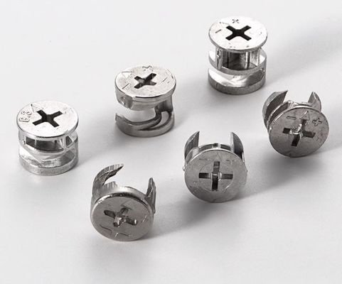 10 Zinklegierte Möbelverbindungen 3 in 1 Mini Fix Cabinet Plug Cam Lock für Möbel und Schränke Direktversorgung