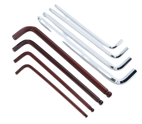 Chrom-beschichtet Allen Hex Schlüssel Z und L Typ Schlüssel 1.5mm 2mm 2.5mm 3mm 4mm 5mm 6mm 8mm 10mm für OBM Support Taily OEM Silber