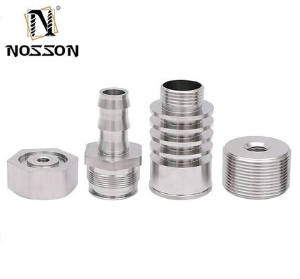 Custom High Precision CNC Metallbearbeitung 5 Achsen Edelstahl Messing Aluminium Titanium Drehteile mit OEM-Unterstützung in Schwarz