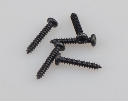 ALLOY Natürliche Farbe 450 Stück M3 Kohlenstoffstahl Schwarz PA Kreuz Pan Kopf Rundkopf Schraubkombinationsset