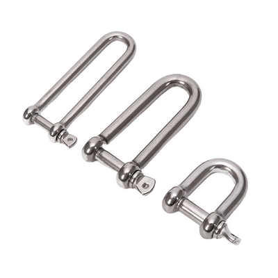 Präzisionsgusstechnik 8mm Professionelle 316 Edelstahl Schraube Typ D Schlinge mit Schraubkragen-Pin