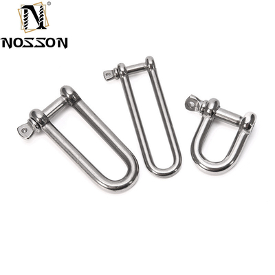 Präzisionsgusstechnik 8mm Professionelle 316 Edelstahl Schraube Typ D Schlinge mit Schraubkragen-Pin