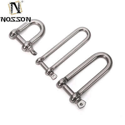 Präzisionsgusstechnik 8mm Professionelle 316 Edelstahl Schraube Typ D Schlinge mit Schraubkragen-Pin