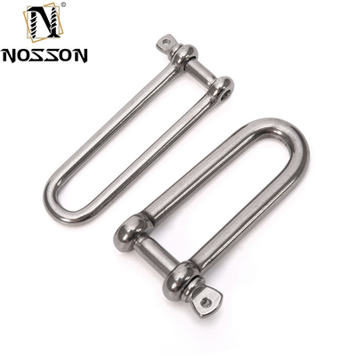 Präzisionsgusstechnik 8mm Professionelle 316 Edelstahl Schraube Typ D Schlinge mit Schraubkragen-Pin