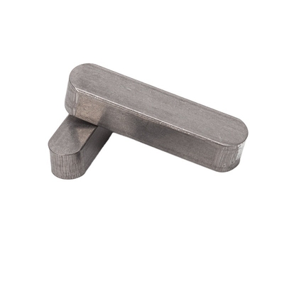 Zinkbeschichtet mit BS-Standard-Edelstahl DIN6885 Typ A Doppelrunder Enden Welle Parallelspinn Flachschlüssel 8mm 10mm 12mm 14mm 16mm 20mm 25mm 30mm 35mm 40mm 50mm