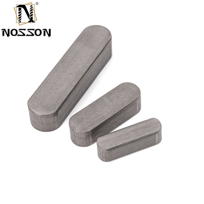 Zinkbeschichtet mit BS-Standard-Edelstahl DIN6885 Typ A Doppelrunder Enden Welle Parallelspinn Flachschlüssel 8mm 10mm 12mm 14mm 16mm 20mm 25mm 30mm 35mm 40mm 50mm