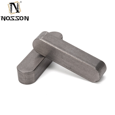 Zinkbeschichtet mit BS-Standard-Edelstahl DIN6885 Typ A Doppelrunder Enden Welle Parallelspinn Flachschlüssel 8mm 10mm 12mm 14mm 16mm 20mm 25mm 30mm 35mm 40mm 50mm