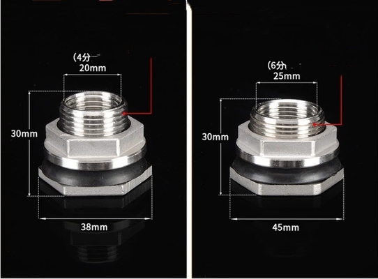 Gleicher Nippelanschluss Kupfer-Wasserbehälteranschluss 1/2&quot; 3/4&quot; 1&quot; Männliches Messingrohr Einzelschlüssel Drehschlüssel-Fittings Nussverbindung