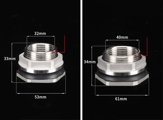 Gleicher Nippelanschluss Kupfer-Wasserbehälteranschluss 1/2&quot; 3/4&quot; 1&quot; Männliches Messingrohr Einzelschlüssel Drehschlüssel-Fittings Nussverbindung