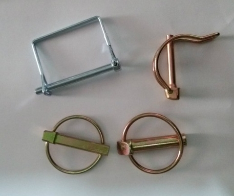 Edelstahl 201/304/316 Korrosionsbeständig Rund-Quadrat-Schnellentlastung Drahtverschluss-Pin Lynch-Pin mit ZINK-Finixierung