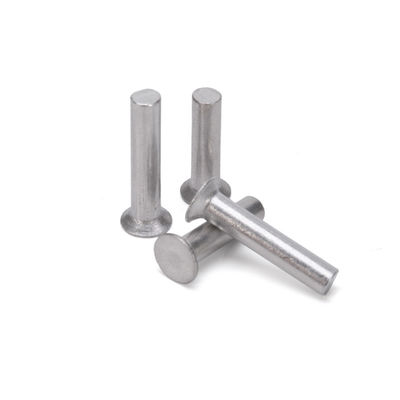 Schnelle und solide Leistung DIN Standard Solid Round Head Rivets Edelstahl 304 316 mit hellem Finish bei direkter Lieferung