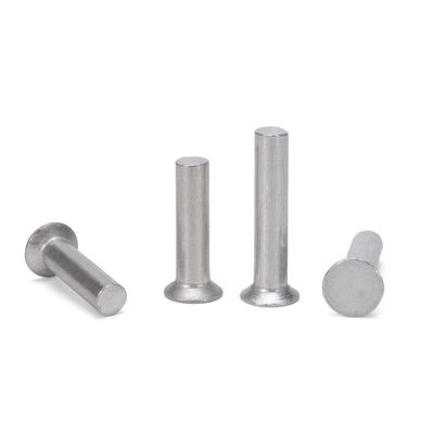 Schnelle und solide Leistung DIN Standard Solid Round Head Rivets Edelstahl 304 316 mit hellem Finish bei direkter Lieferung