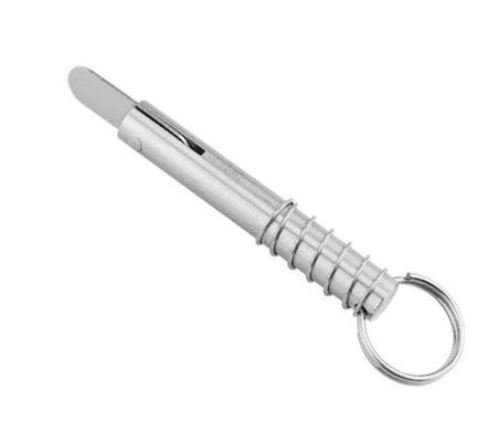 Marine Grade Boat Quick Release Pin mit Drop Spring Edelstahl Pin Durchmesser x Nutzlänge Pack 2 316 Legierungstahl