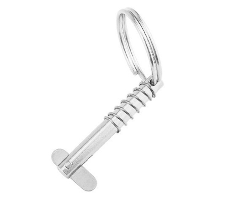 Marine Grade Boat Quick Release Pin mit Drop Spring Edelstahl Pin Durchmesser x Nutzlänge Pack 2 316 Legierungstahl