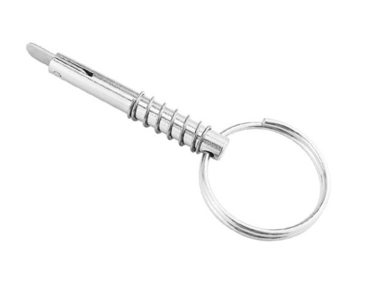 Marine Grade Boat Quick Release Pin mit Drop Spring Edelstahl Pin Durchmesser x Nutzlänge Pack 2 316 Legierungstahl