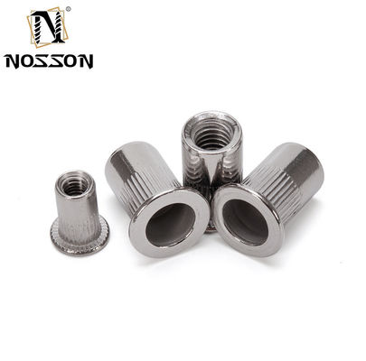 Metrischer Flachkopf Innen Außen Sechseckig Sechseckig Stahl Zinkplattiert Sechseckig Rundkörper Blindniete Nüsse für Lebensmittel Getränke