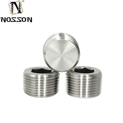 Zinkplattierte hydraulische Schraube Hexagonal-Steckrohr-Steckschraube Spannfaden für industrielle Rohrverbindungen M8 M10 DIN906