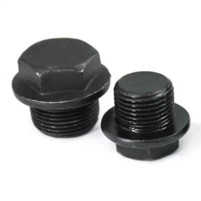 ALLOY Eisen-Kohlenstoffstahl Gr4.8 Gr8.8 Gr10.9 Gr12.9 ASTM A325 GR A B C Schwarzes Oxid Hexagon-Duty Hexagon Kopf Rohrstecker DIN910