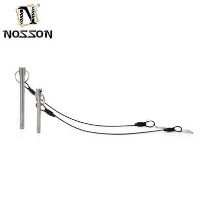 Edelstahl Schnellentlastung Kugelverriegelung Ziehen Handgriff Abwehrring Pin mit hellen Oberfläche und längere Lebensdauer TiCN Beschichtung