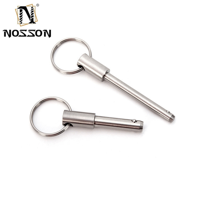 Edelstahlschacht-Plunger-Push-Knopf-Handgriff-Feder-geladener Schnellentladungs-Kugelsperr-Klammer-Pin mit Dampfoxidnitrid-Finix