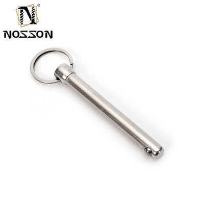 Edelstahlschacht-Plunger-Push-Knopf-Handgriff-Feder-geladener Schnellentladungs-Kugelsperr-Klammer-Pin mit Dampfoxidnitrid-Finix