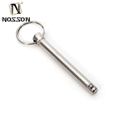 Edelstahlschacht-Plunger-Push-Knopf-Handgriff-Feder-geladener Schnellentladungs-Kugelsperr-Klammer-Pin mit Dampfoxidnitrid-Finix