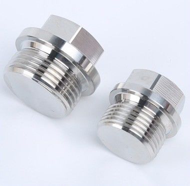 Edelstahl-Öldrain Laryngeal-Stecker NPT Hex-Steckdose Magnetische Allen-Kopfrohrstecker mit anodierter Oberfläche und Zinkbeschichtung