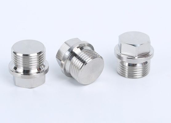Edelstahl-Öldrain Laryngeal-Stecker NPT Hex-Steckdose Magnetische Allen-Kopfrohrstecker mit anodierter Oberfläche und Zinkbeschichtung