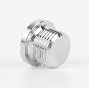 Korrosionsbeständige Industrie 304 Edelstahl Innenhexagon verstopfte Kopf Stoffiger Kopf Öl Metallrohrverbindungen Stecker